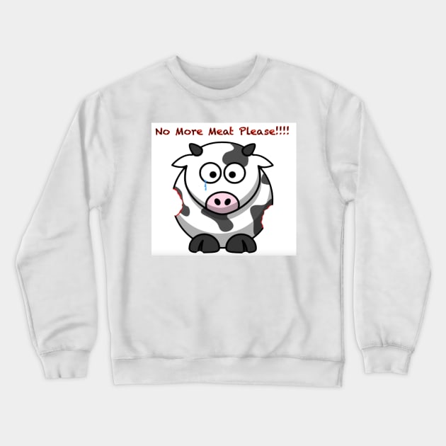 Cute Cow Crewneck Sweatshirt by ZerO POint GiaNt